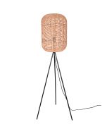 Trio Runa 403000132 zwarte tripod met grote kap van sisal touw