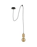 Searchlight Spinny 50212-1NA hanglamp met houten lamphouder