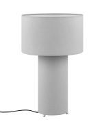 Trio Bale 505200177 tafellamp met zowel de voet als de kap van warm grijs textiel
