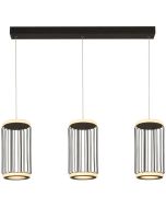 Searchlight Circolo 54212-3BK zwart metalen hanglamp