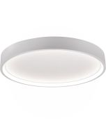 Trio Doha 641310231 mat witte plafonniere met LED paneel en LED ring
