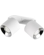 Trio Guayana 651000231 mat witte dubbele richtbare spot met reflector, ingebouwd