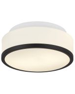 Searchlight Cheese 7039-23BK zwarte badkamer plafondlamp