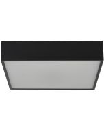 Searchlight Zeus 72370BK zwarte badkamer plafondlamp