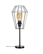 Britop Endorfina 72420104 zwarte tafellamp met kap van metaaldraad