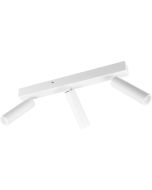 Trio Ambala 849210331 witte spot met drie cilindervormige dunne spotjes met bevestigingsbalkje met schakelaar om de lichtkleur in te stellen