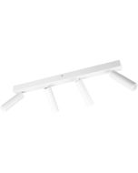 Trio Ambala 849210431 witte spot met vier cilindervormige dunne spotjes met bevestigingsbalkje met schakelaar om de lichtkleur in te stellen