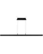 Searchlight Tribeca 96381-1BK zwarte hanglamp met dimmer