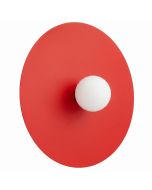 Wandlamp Ake rood 50cm