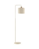 Vloerlamp Arlo beige/hout 160cm
