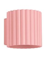 Wandlamp Aura roze 12cm