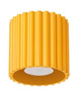 Plafondlamp Aura geel 10cm