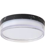 Plafondlamp Button LED zwart 23cm