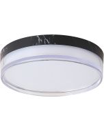 Plafondlamp Button LED zwart 30cm