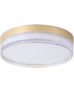 Plafondlamp Button LED goud 30cm