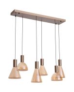 Hanglamp Cannes koffie 96cm