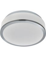 Searchlight Cheese 7039-23SS mat zilver badkamerlamp