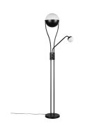Uplighter Chris zwart 180cm