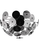 Trio Discalgo 609900357 verchroomd glazen plafondlamp