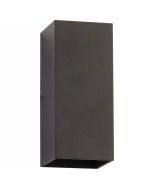 Wandlamp Don up-down zandzwart 15cm
