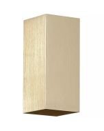 Wandlamp Don up-down goud 15cm