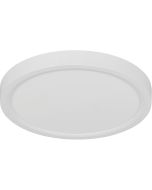 Reality Draco witte ronde plafonnière van 23 cm in diameter met een hoogte van 2,6 cm van kunststof met geïntegreerde LED