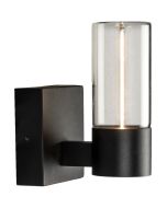 Wandlamp Edison zwart 17cm
