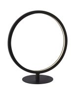 Searchlight Cirque EU25771-1BK zwart metalen ringvormige tafellamp