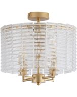 Plafondlamp Flute goud 35cm