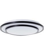 Plafonniere Luciano zwart 34cm