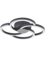 Brilliant Fico G80660/06 zwarte plafondlamp