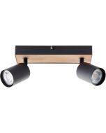 Brilliant Jello G93069/76 zwarte spot met hout