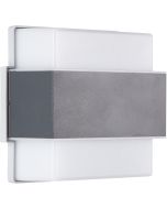 Brilliant Archie G96387/63 antraciet grijze buitenlamp in 4000K.