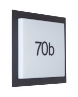 Huisnummerlamp Sten zwart 30cm