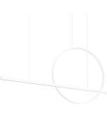 Hanglamp Glad wit 120cm