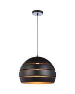 Freelight Djarin H0648Z zwart met goudkleurige hanglamp