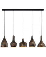 Freelight Fuoco H1625B gevlamd bruine hanglamp