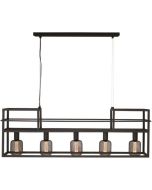 Freelight Culinara H3185Z mat zwarte hanglamp