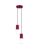Hanglamp Halo bordeauxrood 15cm