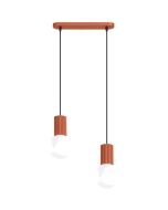 Hanglamp Halo okerrood 34cm