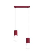 Hanglamp Halo bordeauxrood 34cm