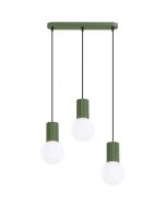 Hanglamp Halo olijfgroen 40cm