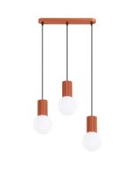 Hanglamp Halo okerrood 40cm