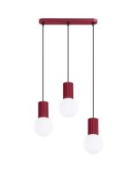 Hanglamp Halo bordeauxrood 40cm
