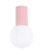 Plafondlamp Halo roze 12cm