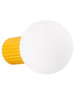 Wandlamp Halo geel 17cm