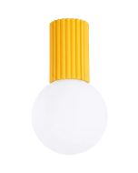 Plafondlamp Halo geel 12cm