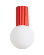 Plafondlamp Halo rood 12cm