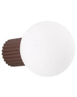 Wandlamp Halo bruin 17cm