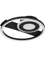 Plafonniere Horus zwart 32cm